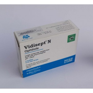 Vidisept N ( large molecular weight tear fluid with physiological ph - value ) 2 bottles 5 ml eye drops 